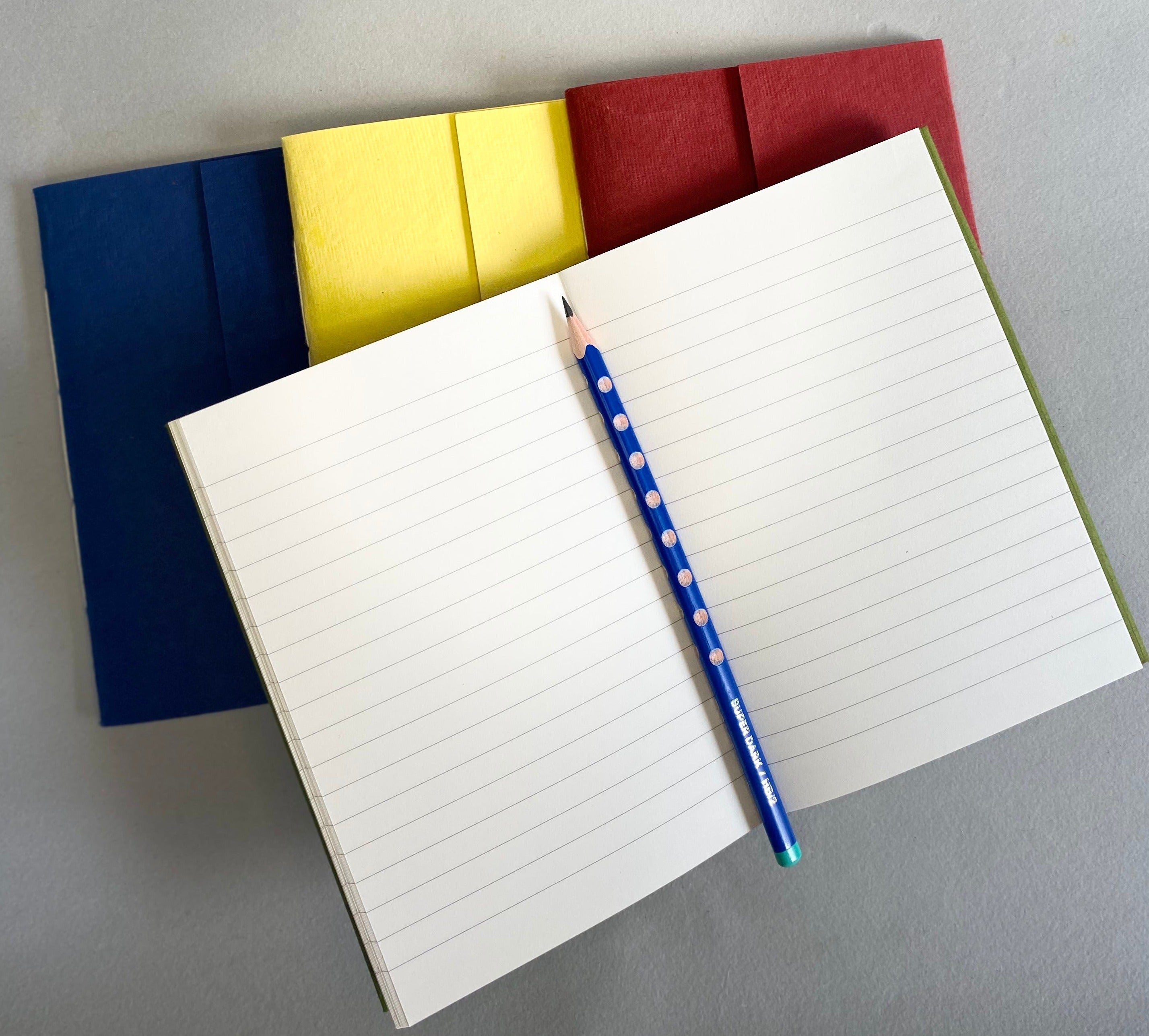Handmade Button Notebook | Solid Color Journal | Button Notebook| Ruled ...